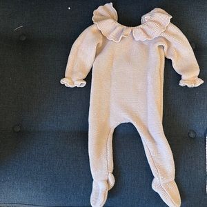 Zara Baby Knit Romper With Feet